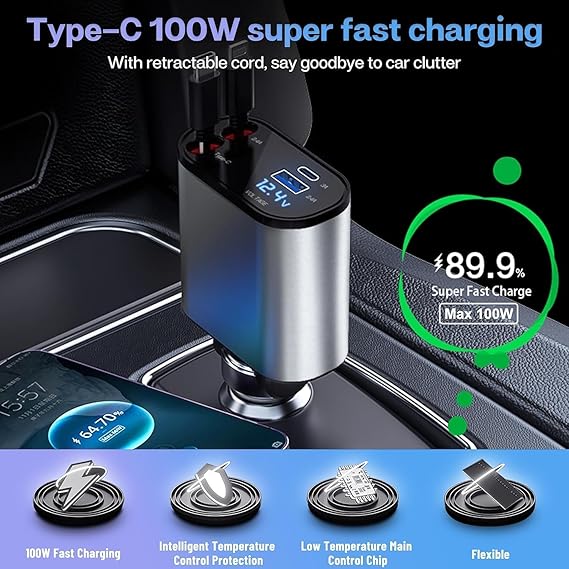 Retractable Car Charger